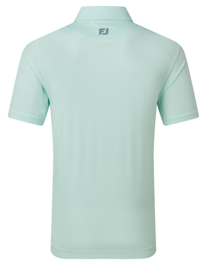 FootJoy Heritage Logo Lisle pánské polo, white/mint julep
