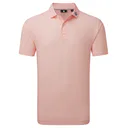 FootJoy Heritage Logo Lisle pánské polo, white/peach