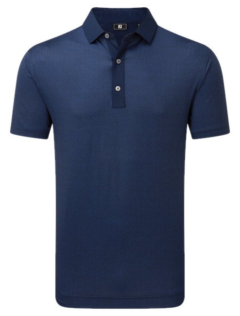 FootJoy Tailor Texture Lisle pánské triko, navy tonal