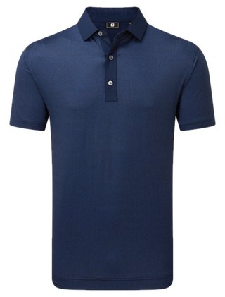 FootJoy Tailor Texture Lisle pánské triko, navy tonal