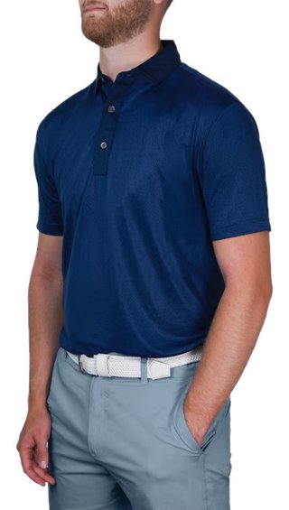 FootJoy Tailor Texture Lisle pánské triko, navy tonal