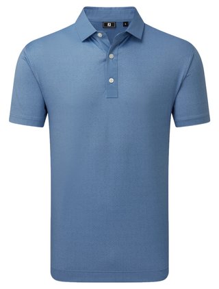FootJoy Tailor Texture Lisle pánské triko, riviera tonal