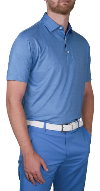 FootJoy Tailor Texture Lisle pánské triko, riviera tonal