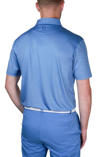 FootJoy Tailor Texture Lisle pánské triko, riviera tonal