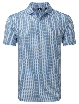 FootJoy Vegas Marker Lisle pánské polo, white/riviera/peach
