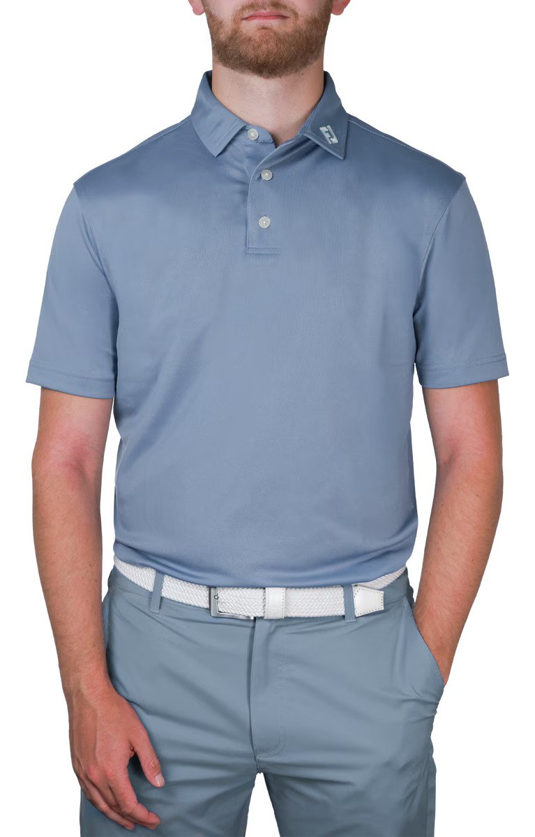 FootJoy Stretch Pique pánské polo, solid winward blue