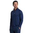 FootJoy Raglan H Block Chill-Out Midlayer pánské triko s dlouhým rukávem, navy