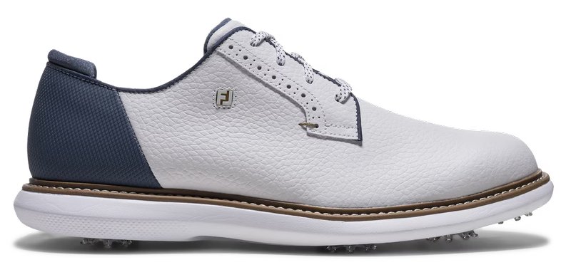 FootJoy FJ Traditions Blucher pánské golfové boty, bílo/modro/béžové