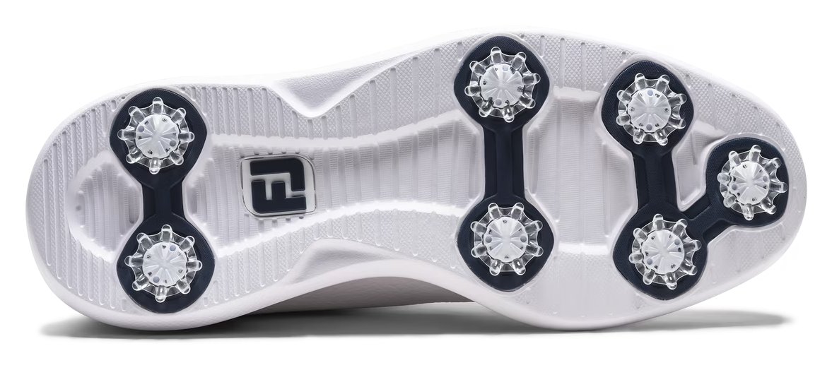 FootJoy FJ Traditions Blucher pánské golfové boty, bílo/modro/béžové