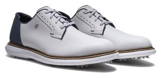 FootJoy FJ Traditions Blucher pánské golfové boty, bílo/modro/béžové