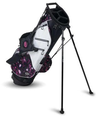 U.S. Kids Golf TS6-57 (145cm) dětský stand bag, pink paint splatter
