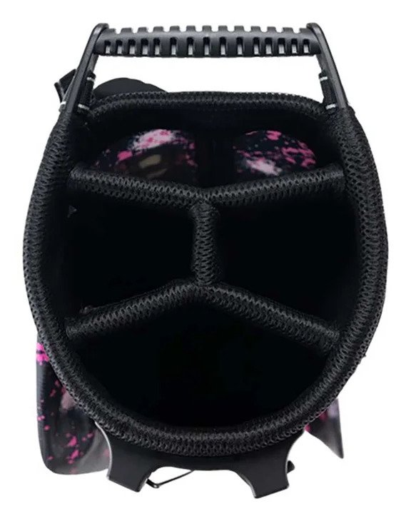 U.S. Kids Golf TS6-57 (145cm) dětský stand bag, pink paint splatter