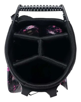 U.S. Kids Golf TS6-57 (145cm) dětský stand bag, pink paint splatter