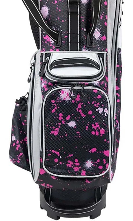 U.S. Kids Golf TS6-57 (145cm) dětský stand bag, pink paint splatter