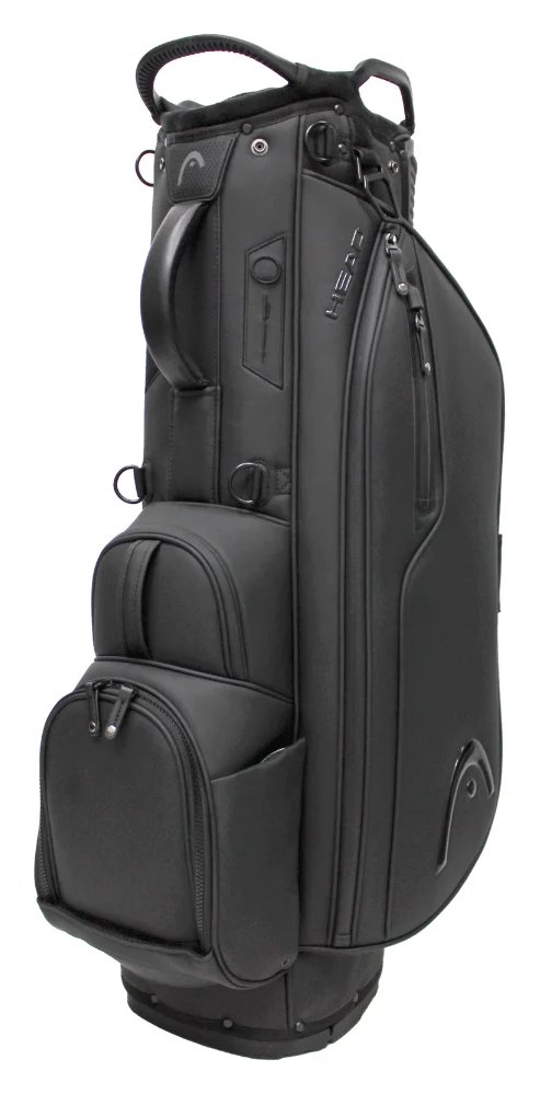 Head Golf PU Leather Premium cart bag, černý