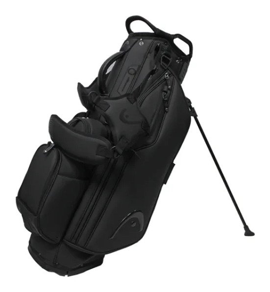 Head Golf PU Leather Premium stand bag, černý