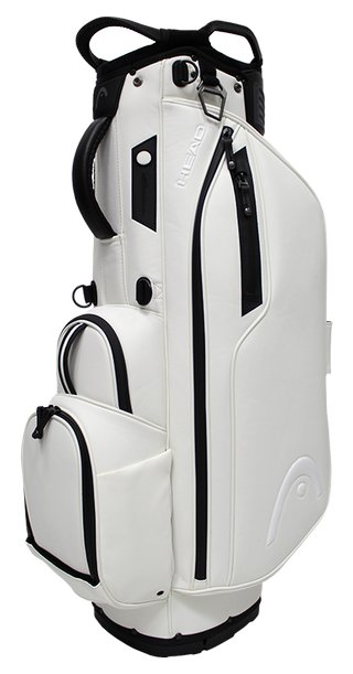 Head Golf PU Leather Premium stand bag, bílý