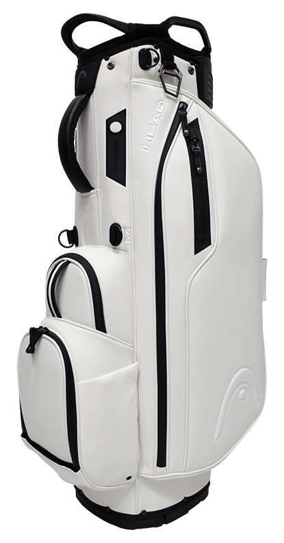 Head Golf PU Leather Premium stand bag, bílý