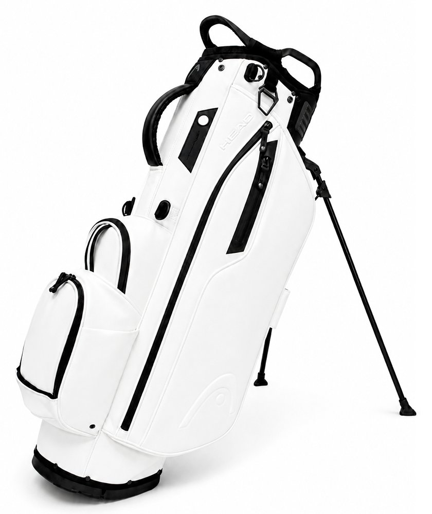 Head Golf PU Leather Premium stand bag, bílý