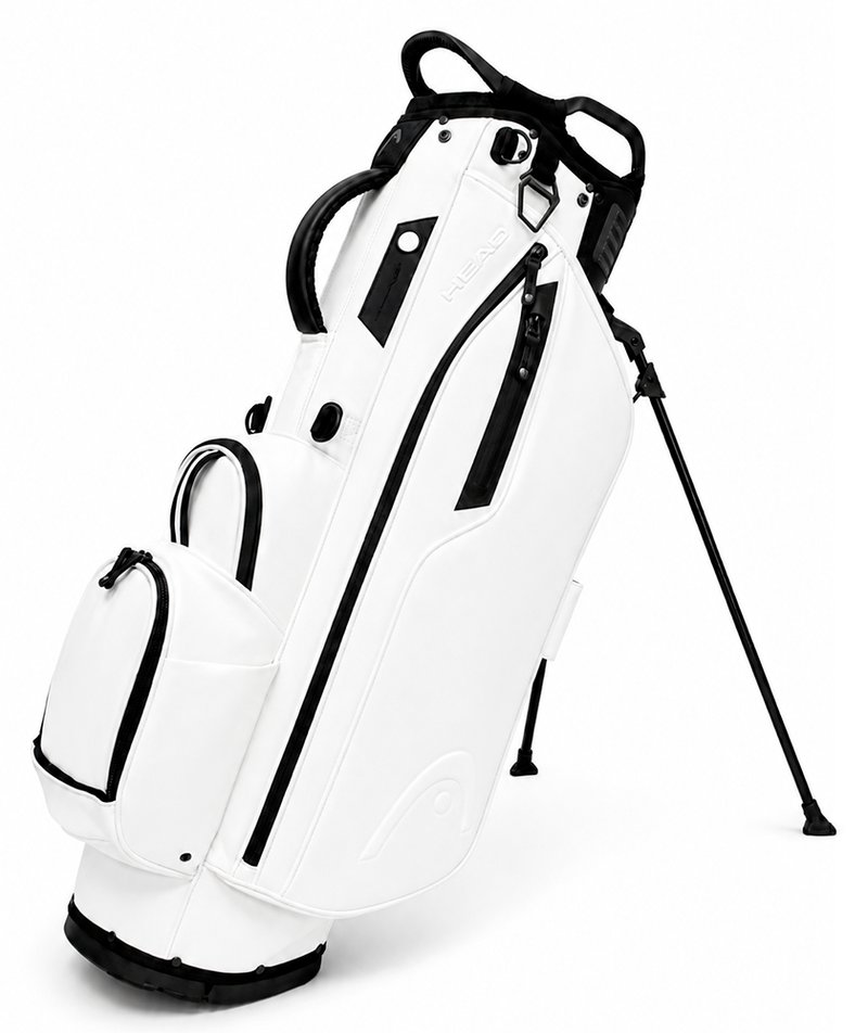 Head Golf PU Leather Premium stand bag, bílý