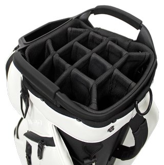 Head Golf PU Leather Premium stand bag, bílý