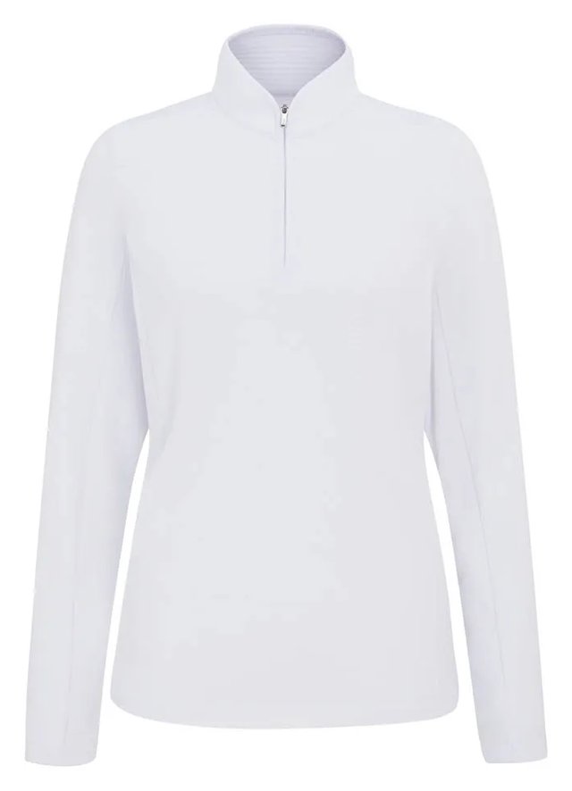 PING Abigale Performance Fleece dámská mikina, bílá