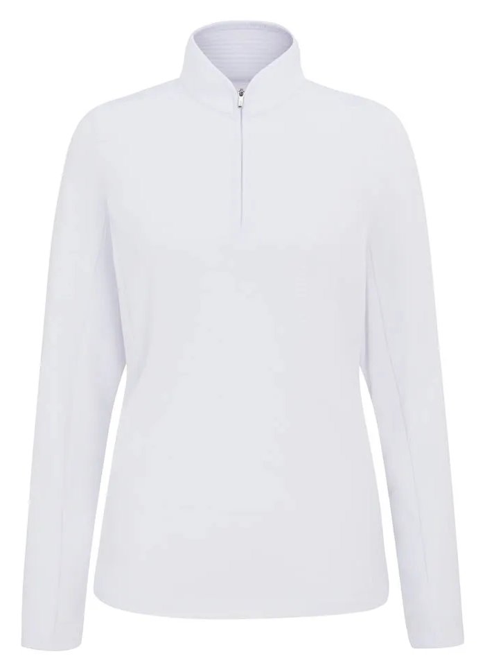 PING Abigale Performance Fleece dámská mikina, bílá
