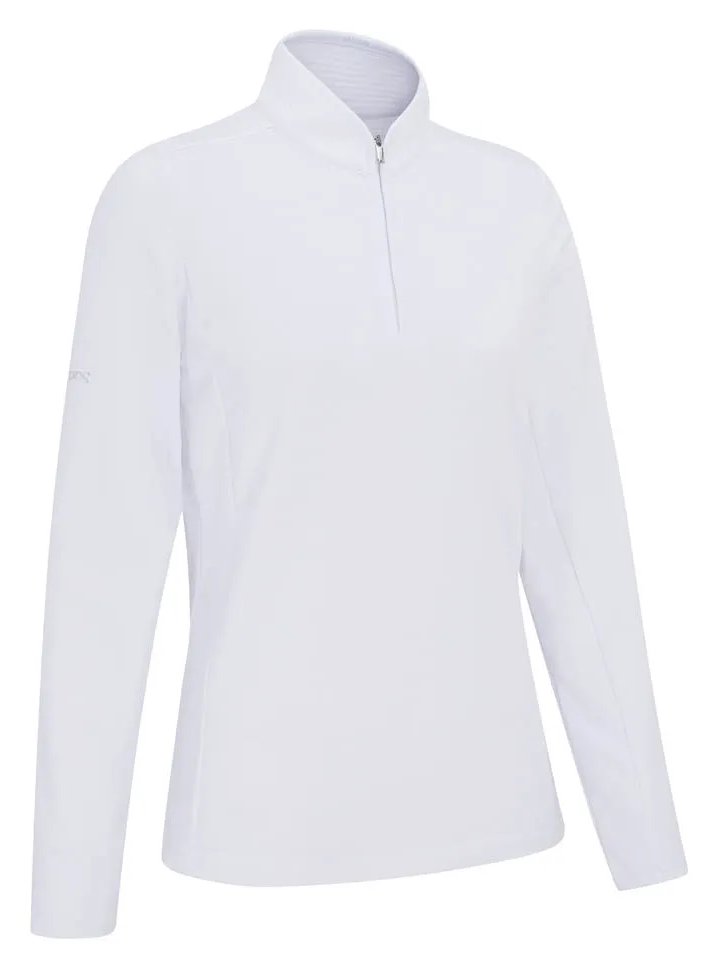PING Abigale Performance Fleece dámská mikina, bílá