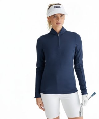 PING Abigale Performance Fleece dámská mikina, navy
