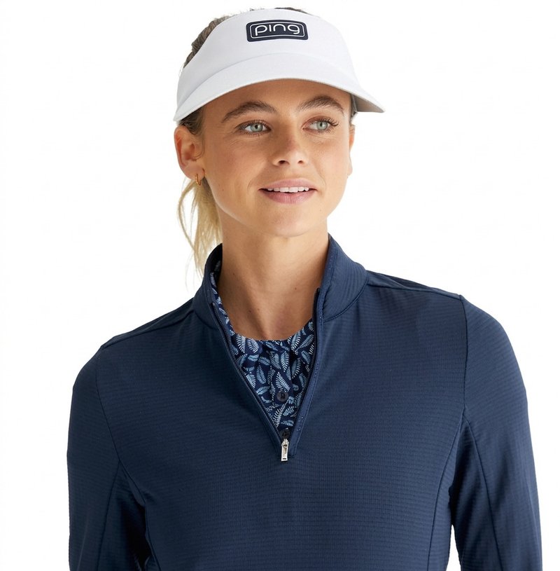 PING Abigale Performance Fleece dámská mikina, navy