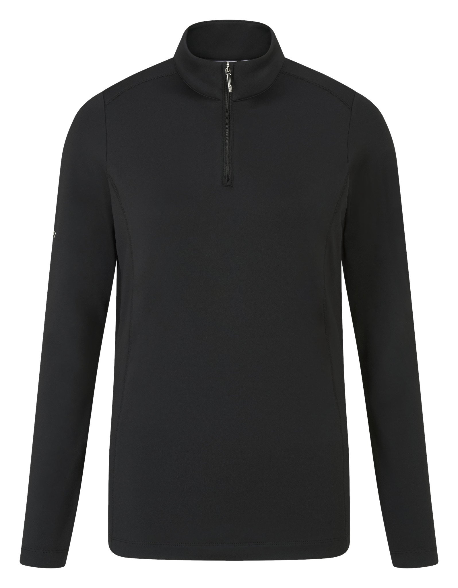 PING Aveline Half Zip dámské triko s dlouhým rukávem, černé