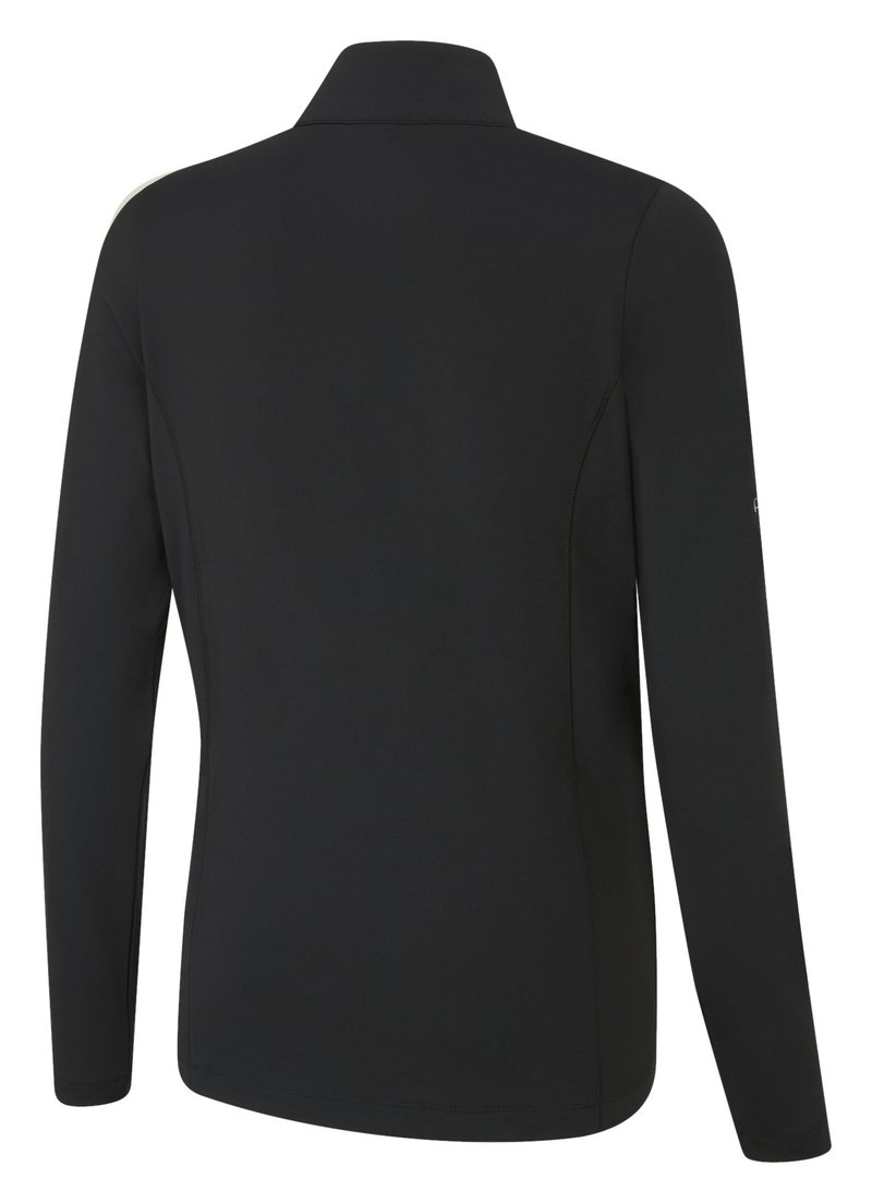 PING Aveline Half Zip dámské triko s dlouhým rukávem, černé