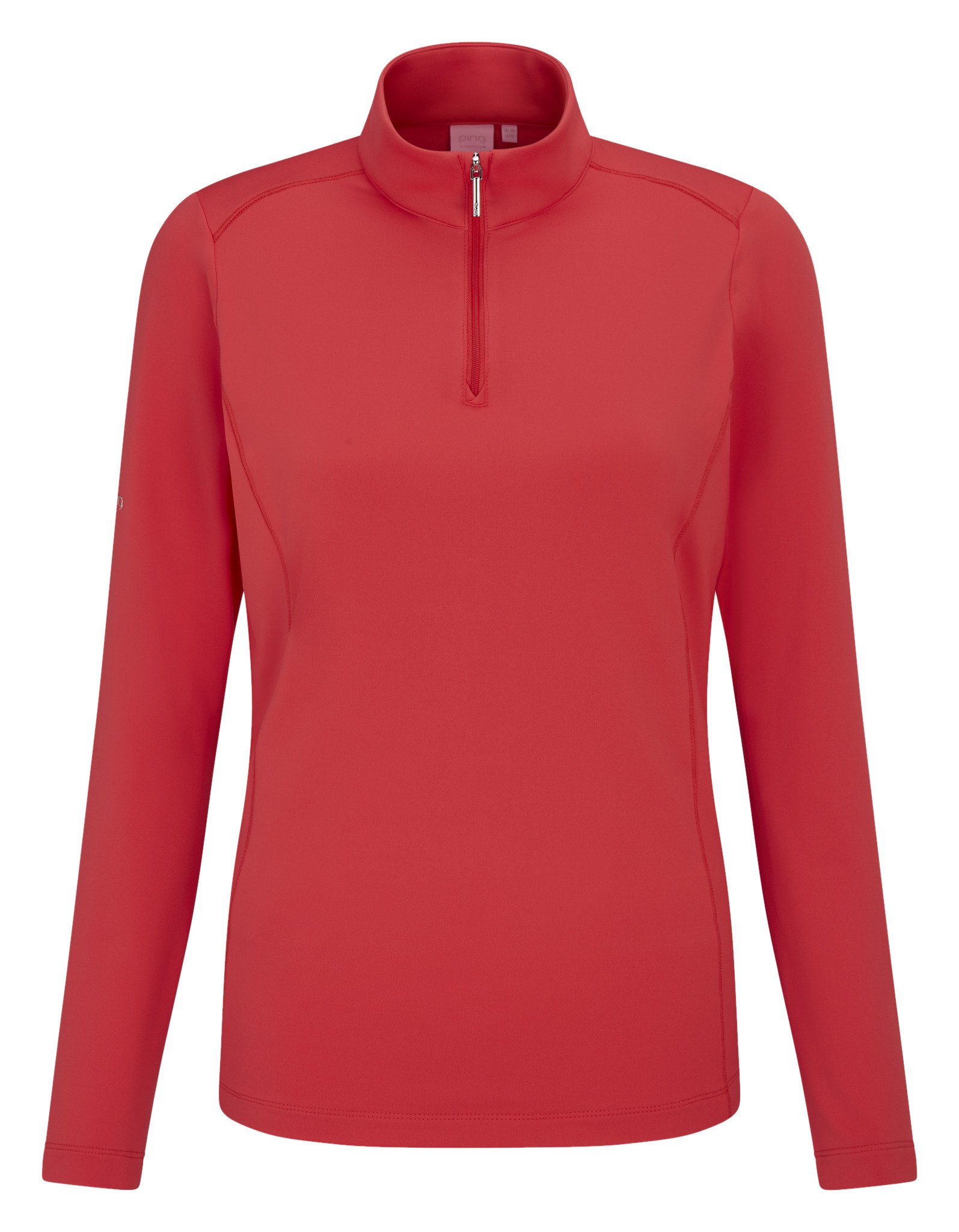 PING Aveline Half Zip dámské triko s dlouhým rukávem, cayenne