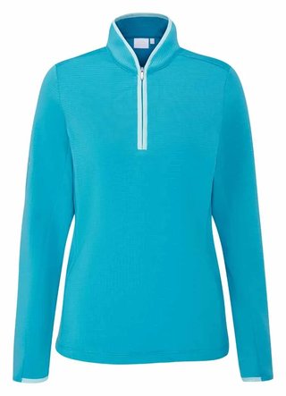 PING Abigale Performance Fleece dámská mikina, tyrkysová
