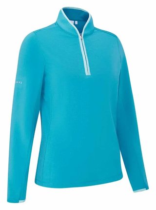PING Abigale Performance Fleece dámská mikina, tyrkysová