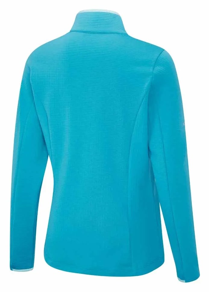 PING Abigale Performance Fleece dámská mikina, tyrkysová