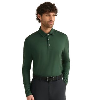 PING Demitri Longsleeve pánské polo, gorse green