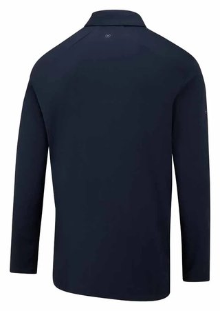 PING Demitri Longsleeve pánské polo, navy