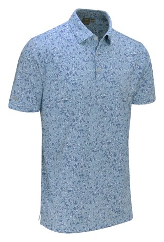 PING Gilmore pánské polo, dusty blue multi