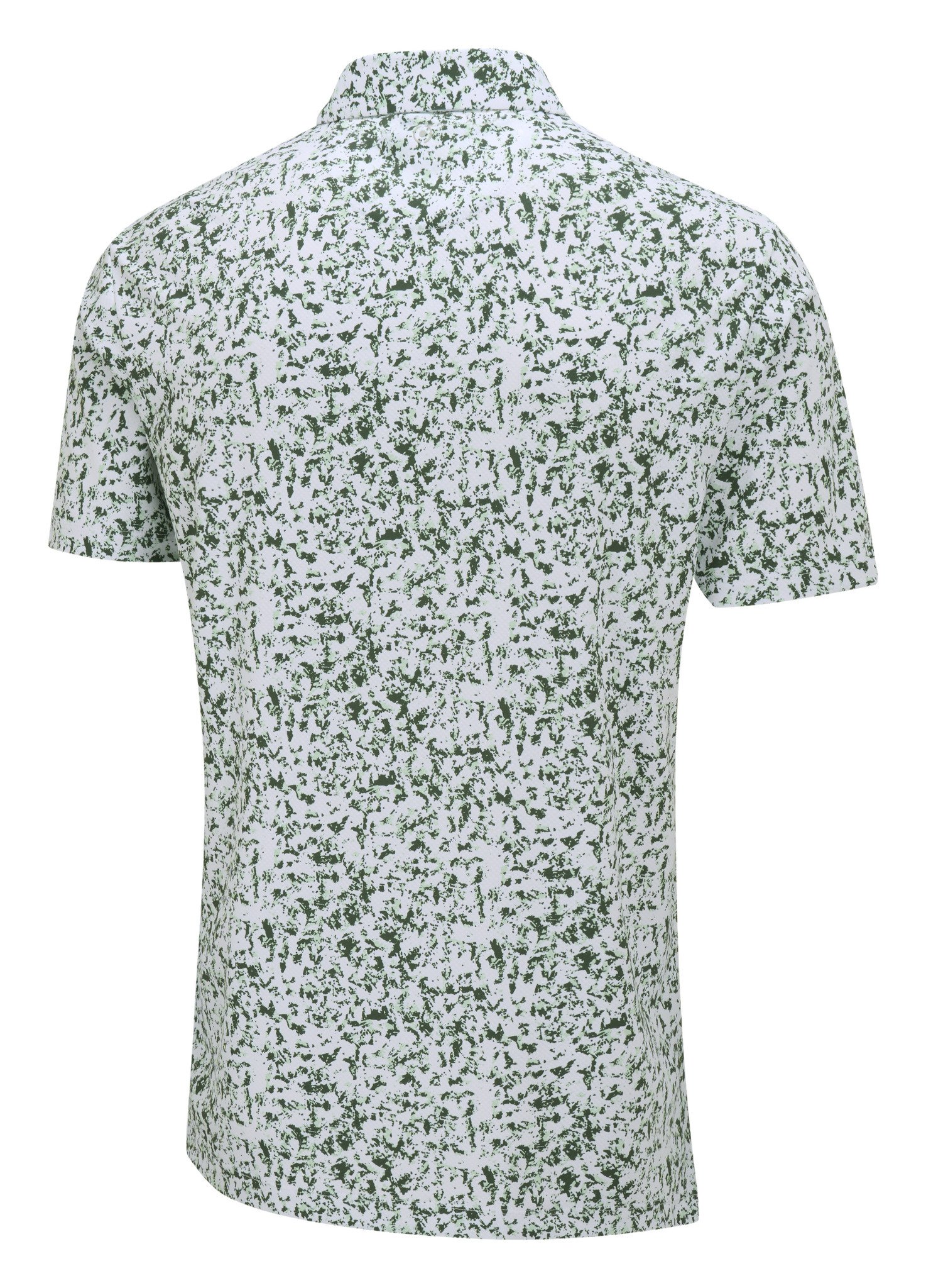 PING Gilmore pánské polo, white/gorse green multi