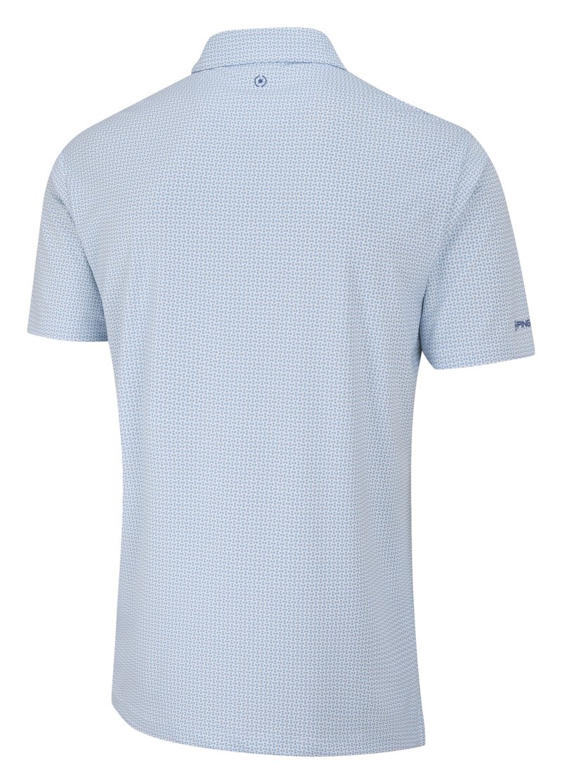 PING Gilmore pánské polo, white/dusty blue