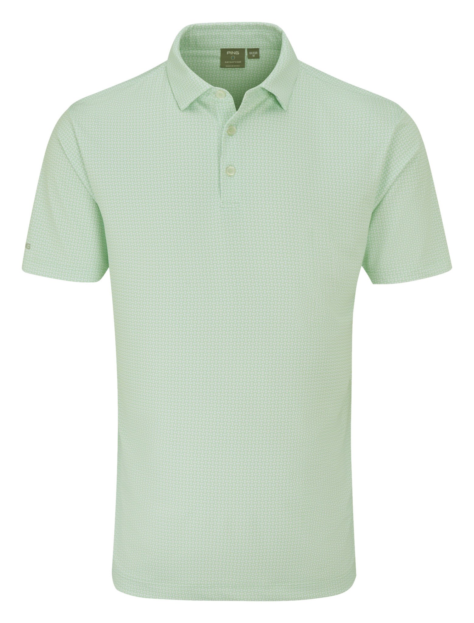 PING Gilmore pánské polo, jade/white