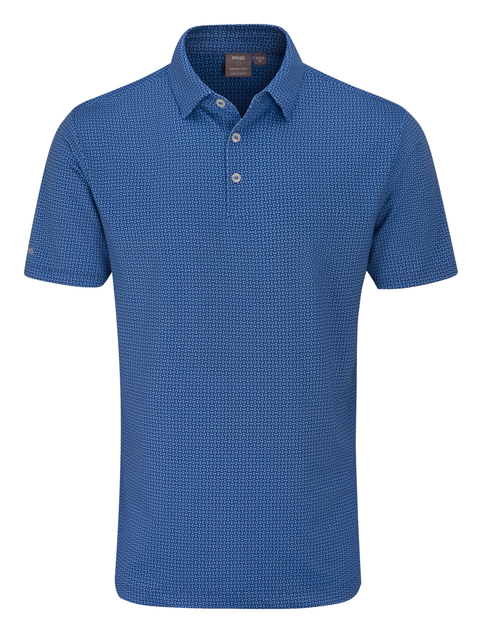 PING Gilmore pánské polo, midnight/infinity blue
