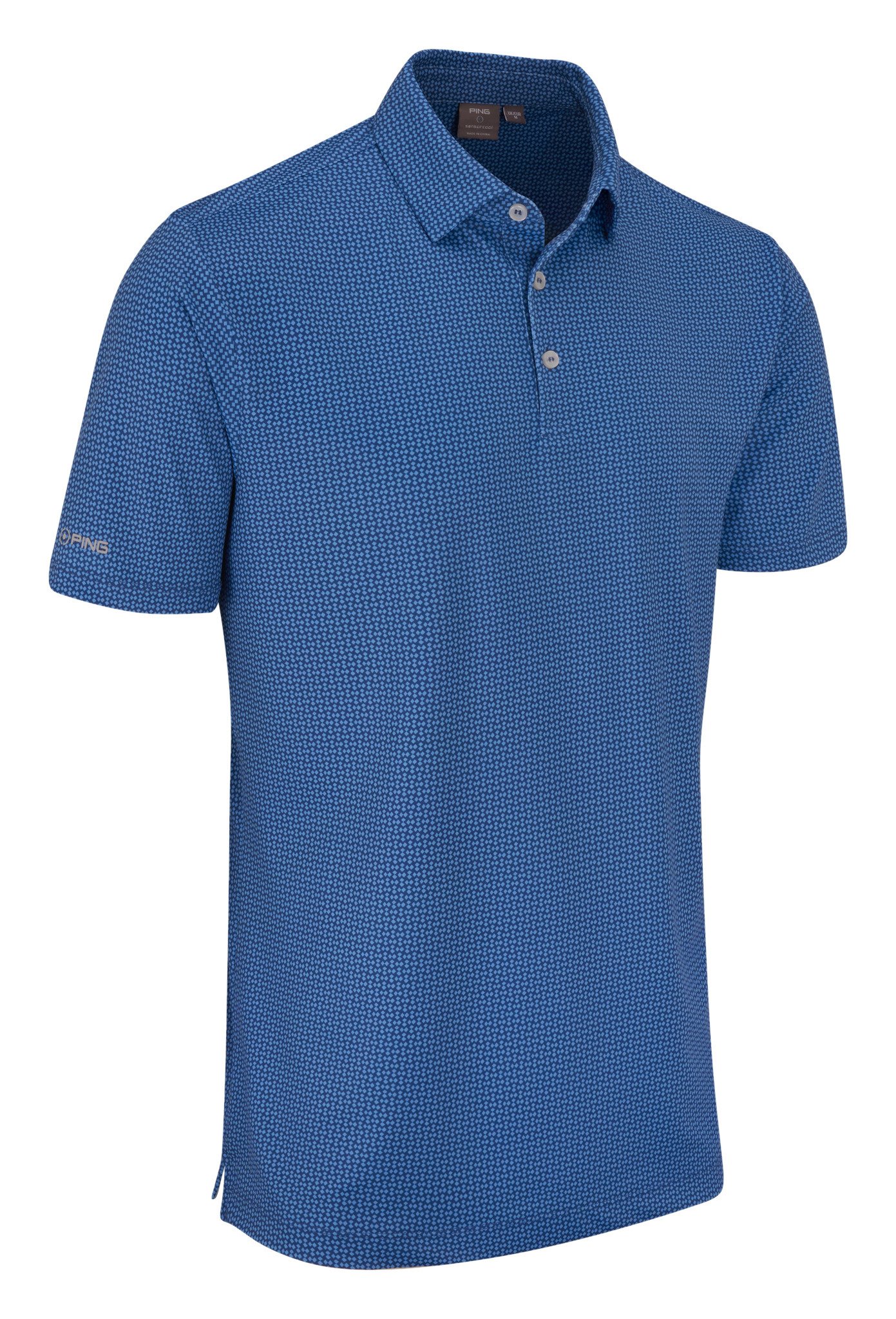 PING Gilmore pánské polo, midnight/infinity blue