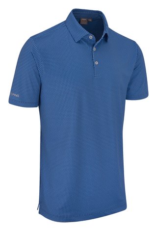 PING Gilmore pánské polo, midnight/infinity blue