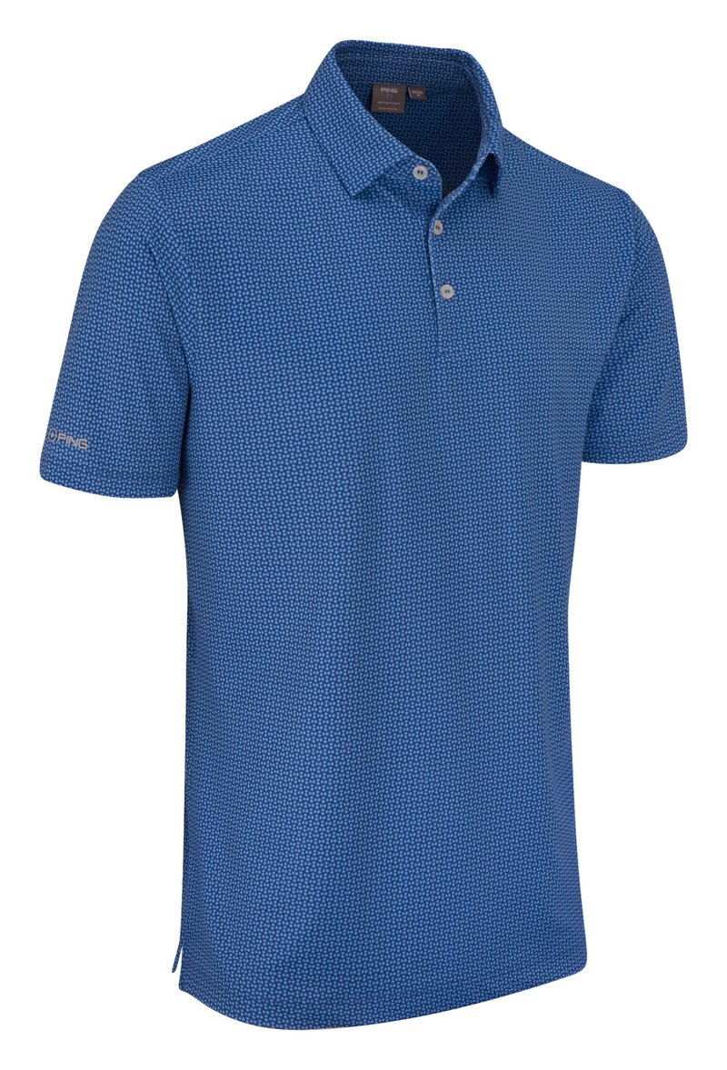 PING Gilmore pánské polo, midnight/infinity blue