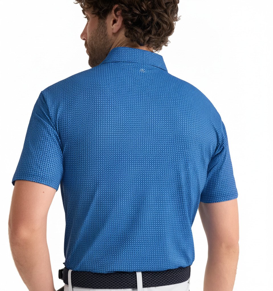 PING Gilmore pánské polo, midnight/infinity blue