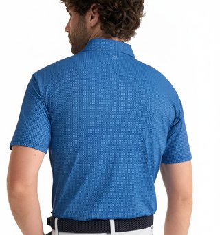 PING Gilmore pánské polo, midnight/infinity blue