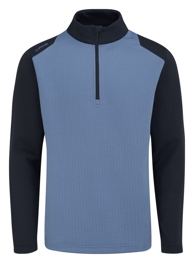 PING Reg pánská mikina, harbour blue/navy