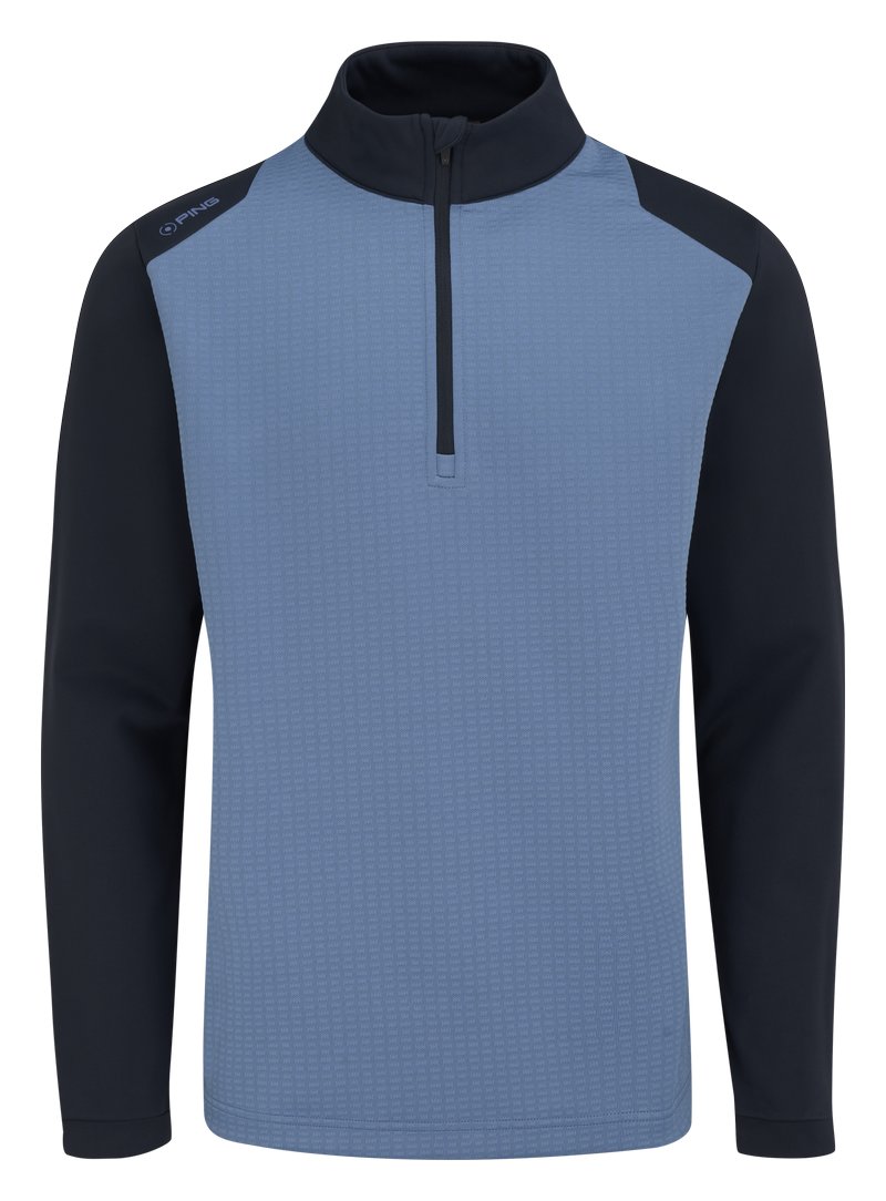 PING Reg pánská mikina, harbour blue/navy